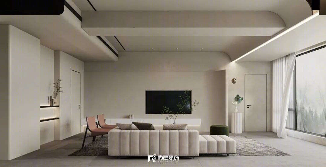 柏林城简约内敛静透生活空间设计丨尚层别墅装饰-23
