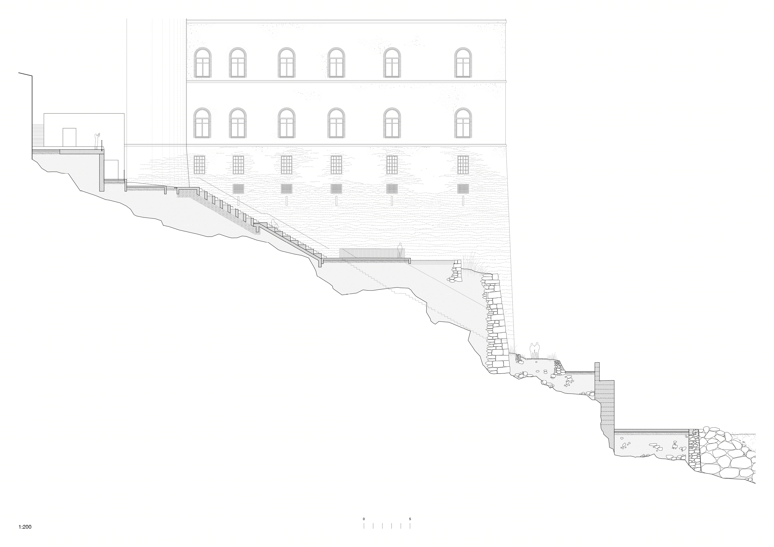 法国古城堡绿色公共空间设计丨Buzzo Spinelli Architecture-75