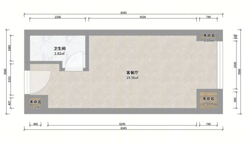 24平米现代简约 loft丨中国南宁丨中庭装饰集团首席设计师吴晓琪-8