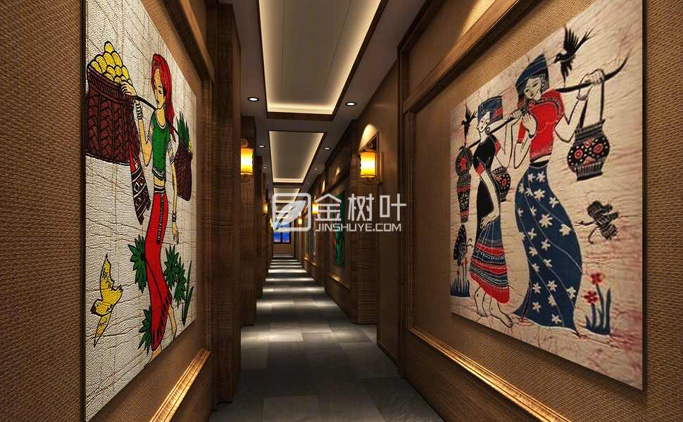 民族酒店设计-金树叶                     -2