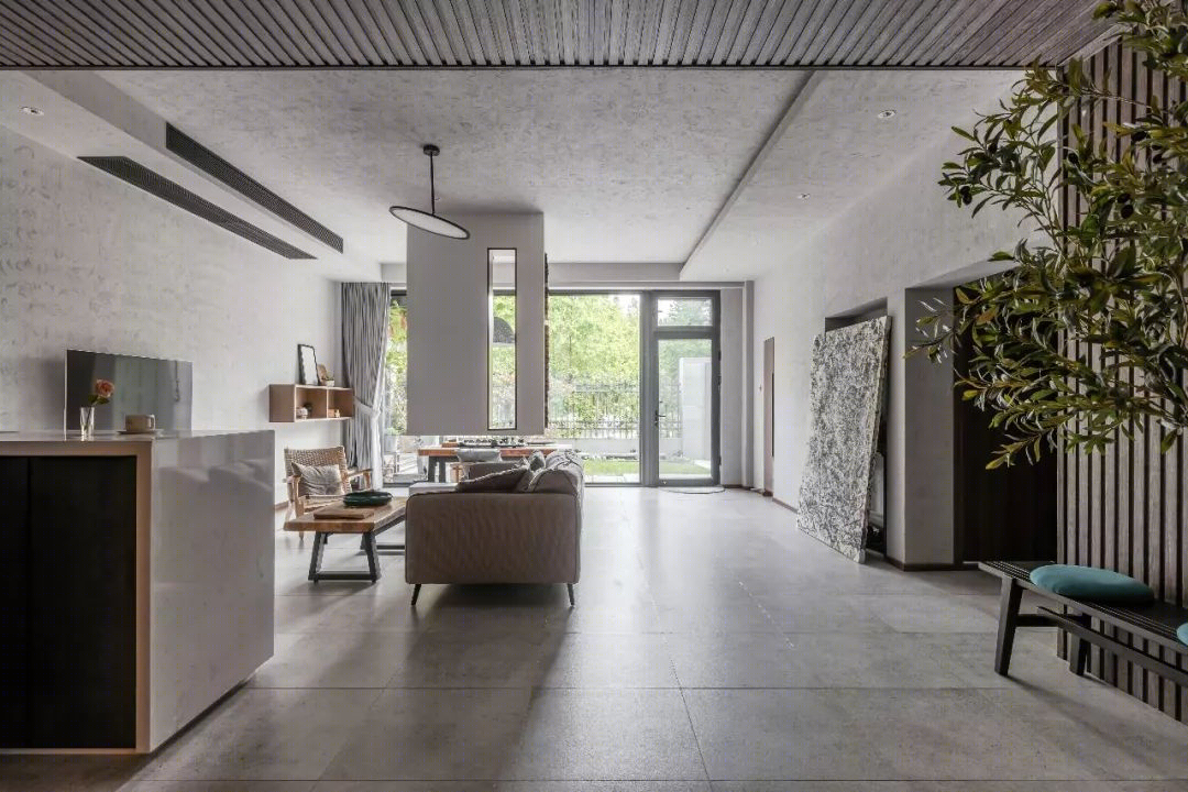 自然侘寂，淮安五洲龙湾灰色系空间设计-20