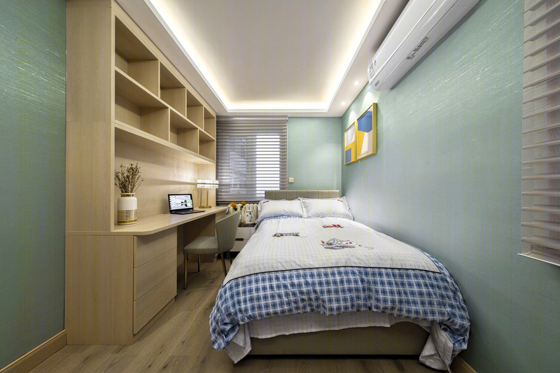 北京中关村老旧住宅改造，三口之家温馨宜居空间-12