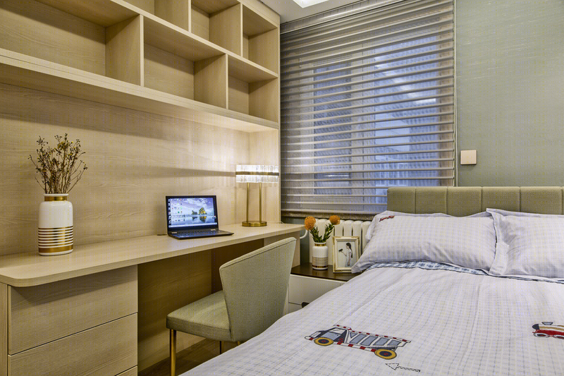 北京中关村老旧住宅改造，三口之家温馨宜居空间-14