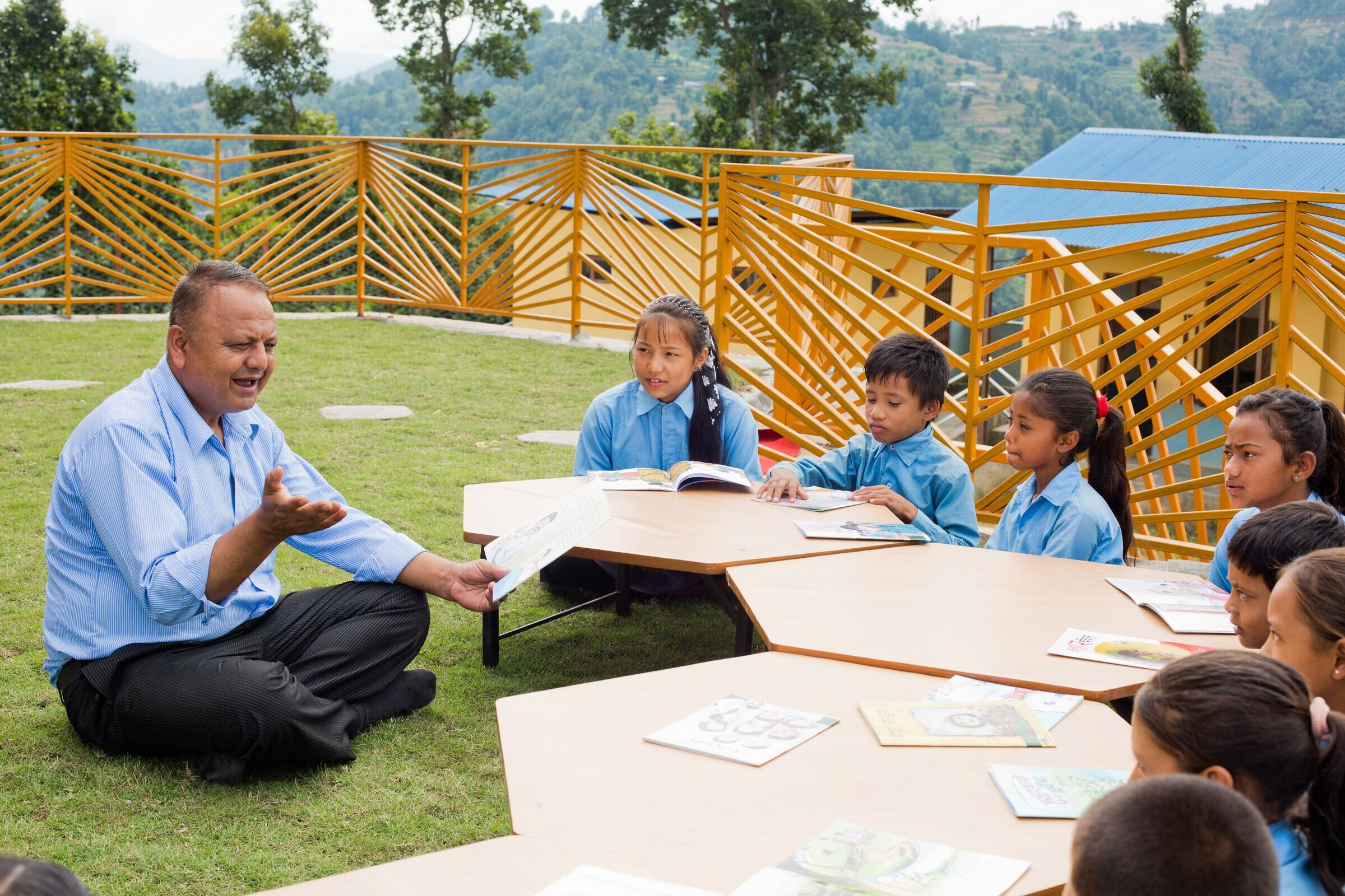尼泊尔 Gulmeshwori Basic School丨尼泊尔巴格马蒂丨MESH Architectures-20