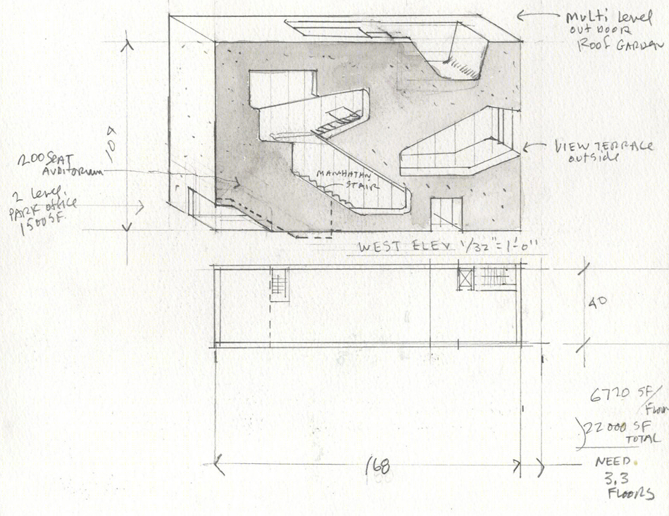 纽约亨特角社区图书馆丨斯蒂文•霍尔建筑师事务所-32