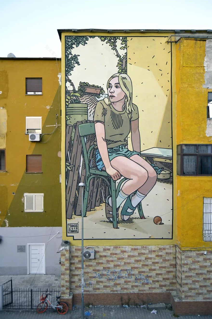 城市情绪——Dimitris Taxis 的街头壁画艺术-23