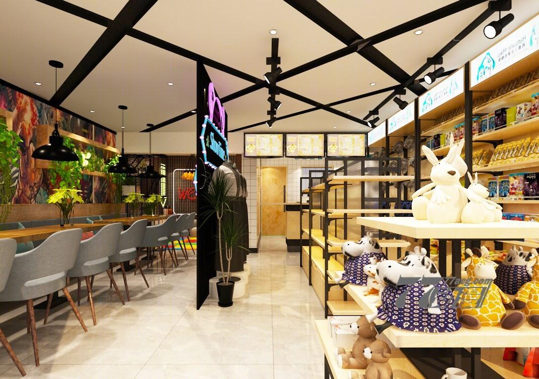 77 动漫店室内设计-38