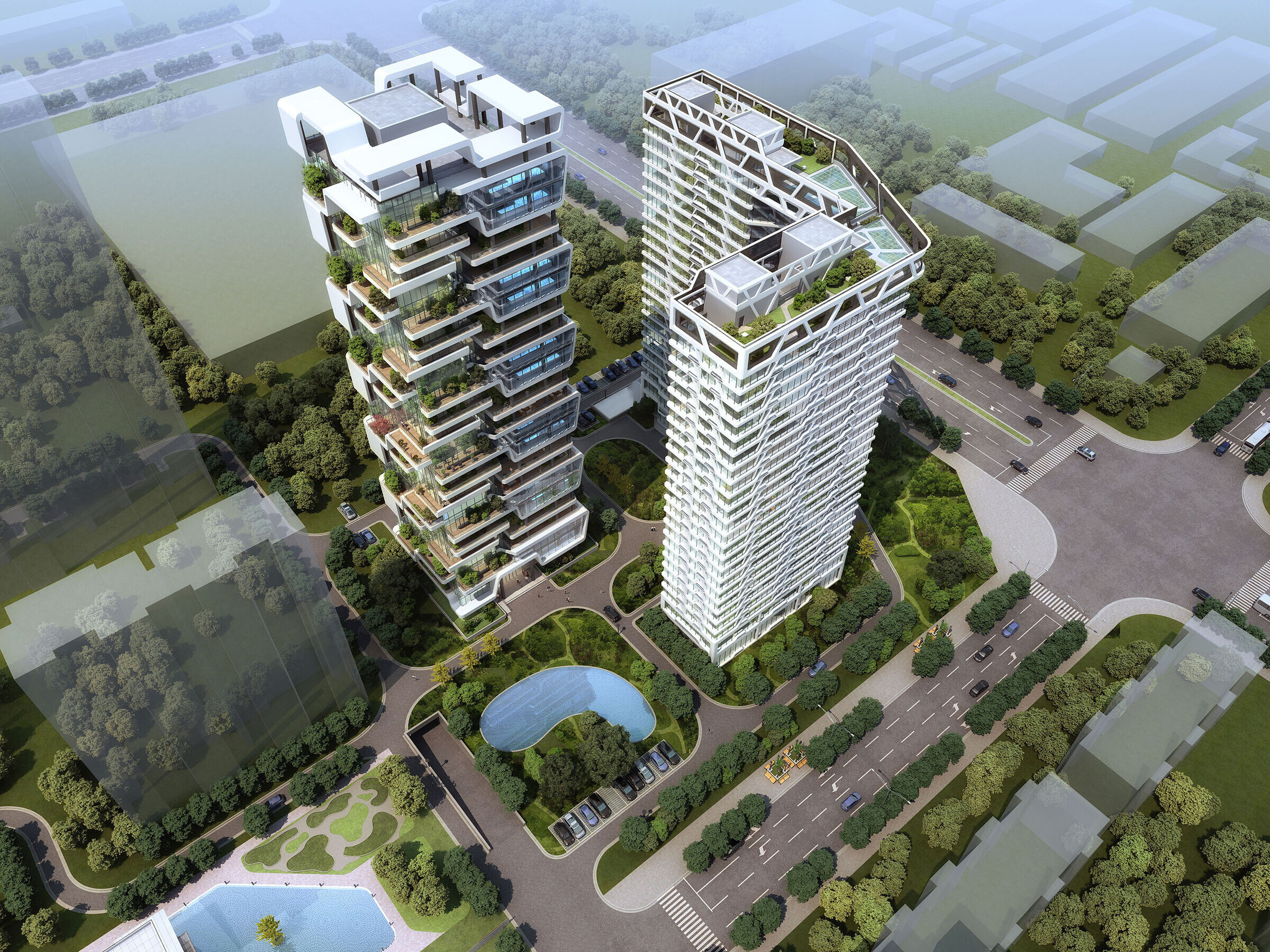 未来感十足的 Runjiang No·1 公寓设计丨中国河北丨Archimorphic-36