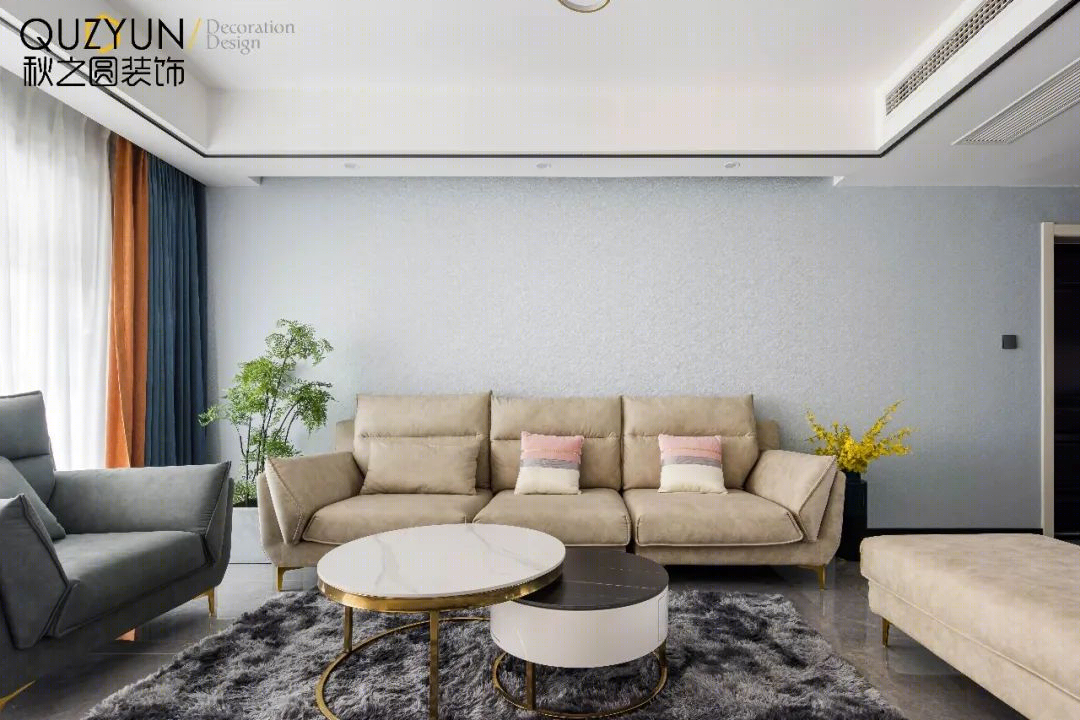 嘉宏云顶现代简约公寓丨秋之圆装饰-23