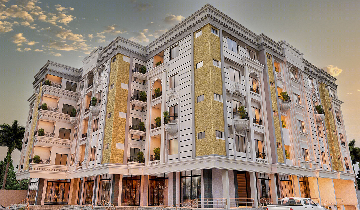 Anastasiya Gushchina丨公寓建筑丨Commercial cum Residential Plaza for Shaz Consultants-2