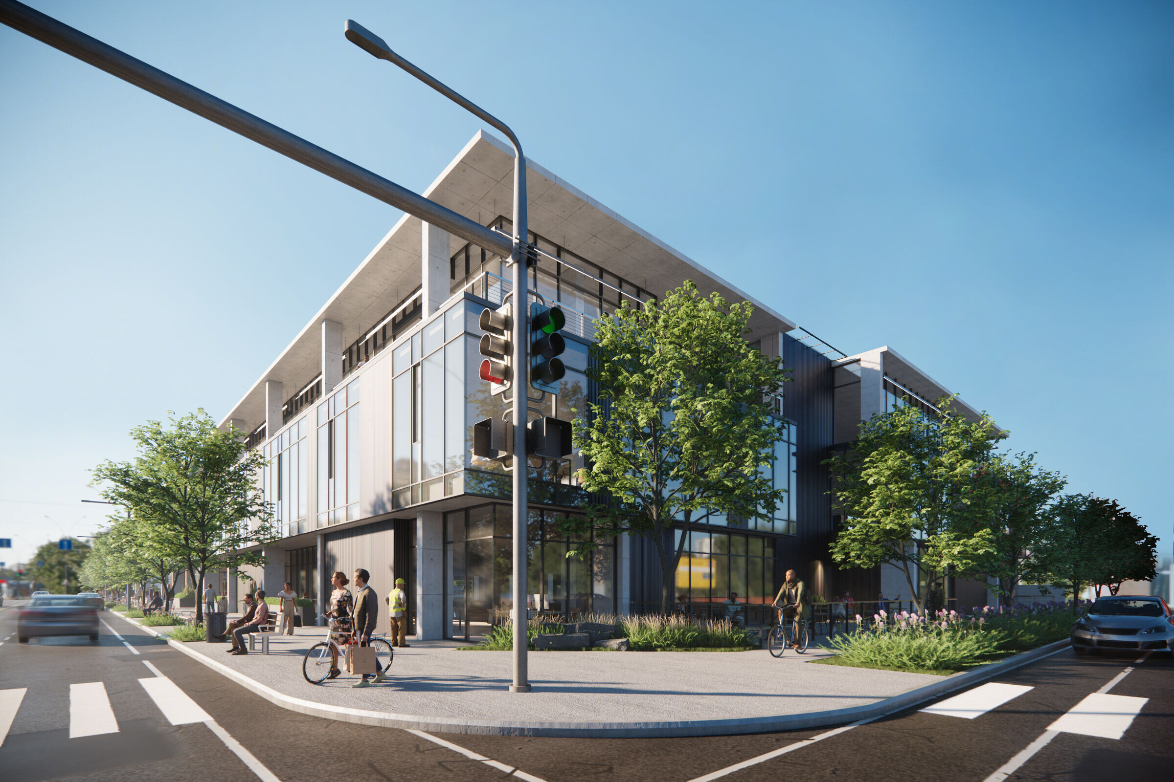 Urban Canopy 绿色办公建筑丨美国洛杉矶丨Abramson Architects-24
