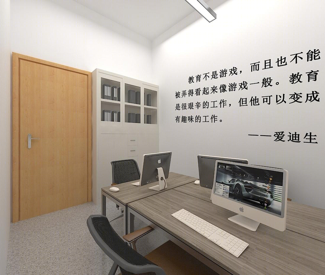 韦思教育机构室内设计案例-20