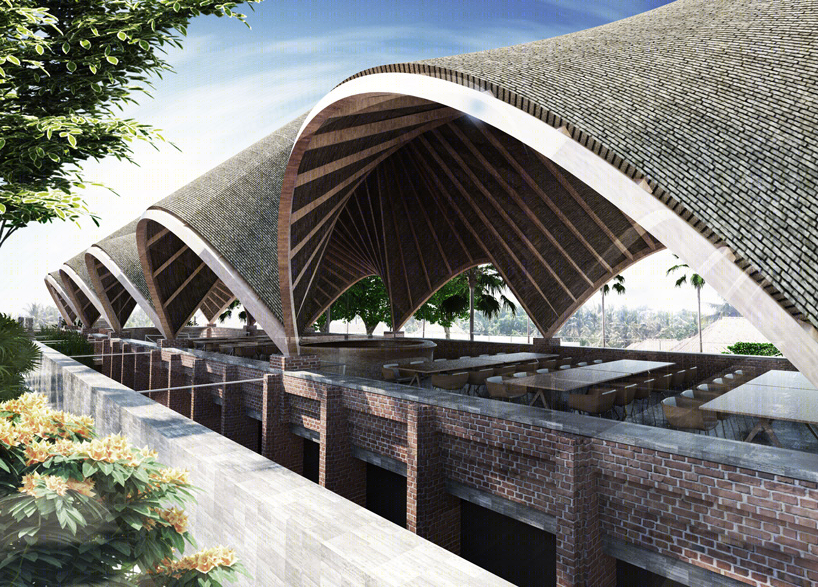 热带岛屿上的动感巴厘岛网球俱乐部丨德国建筑师Alexis Dornier-9
