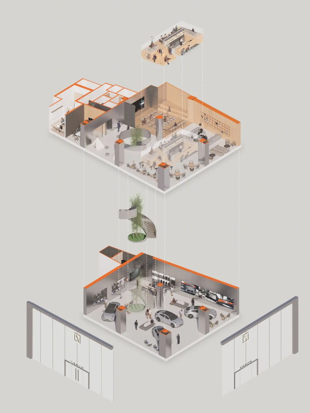 极氪中心 · 成都太古里丨中国成都丨HATCH Architects 汉齐建筑-9