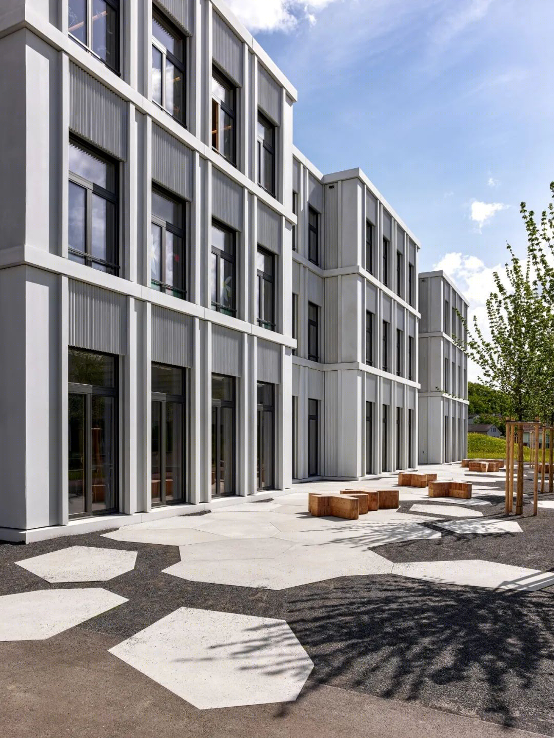 瑞士可持续小学丨Ernst Niklaus Fausch Partner-23