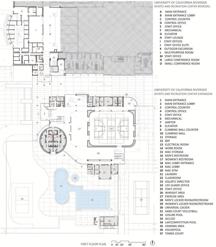 美国加州大学河滨分校学生娱乐中心丨CannonDesign-32