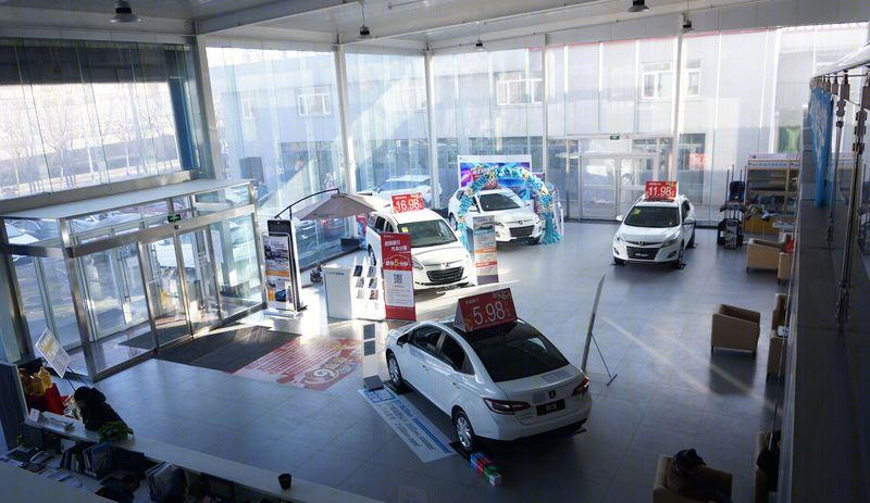 东风裕隆纳智捷沈阳华龙汽车展示空间项目-10