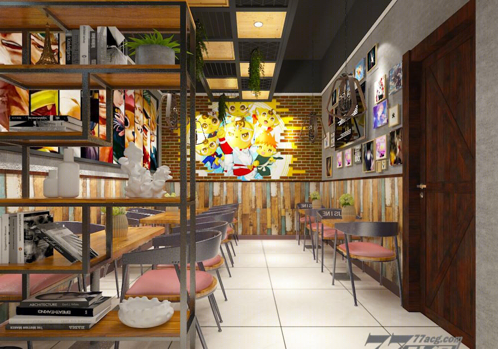 77 动漫店室内设计-44