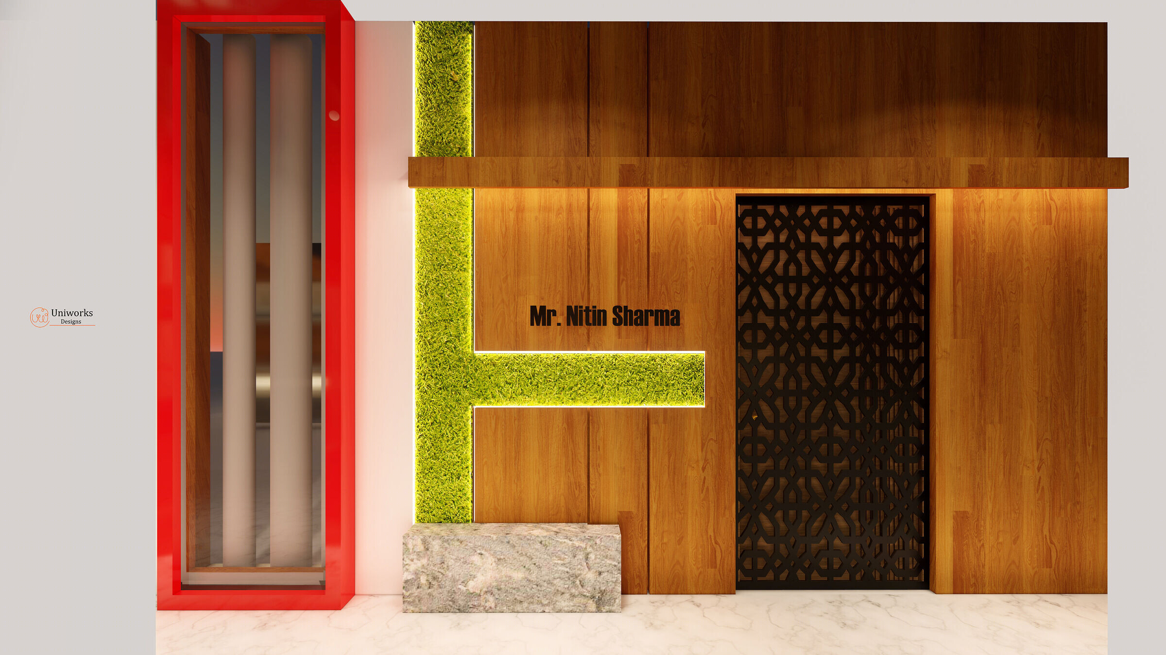 色彩盛宴 · Nitin 公寓的现代居住空间丨印度-11
