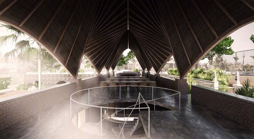 热带岛屿上的动感巴厘岛网球俱乐部丨德国建筑师Alexis Dornier-11