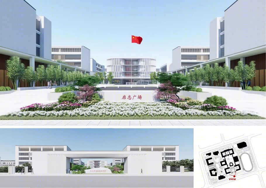 巩义市实验高级中学方案设计丨中国河南丨哈尔滨工业大学建筑设计研究院中原分院-35