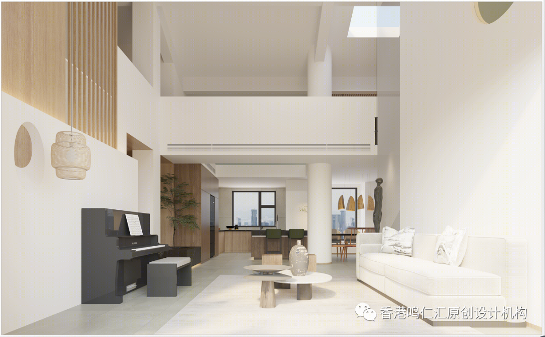 中信国安城 220㎡简约纯净空间,鸣仁汇设计展现宽敞明亮之美-21