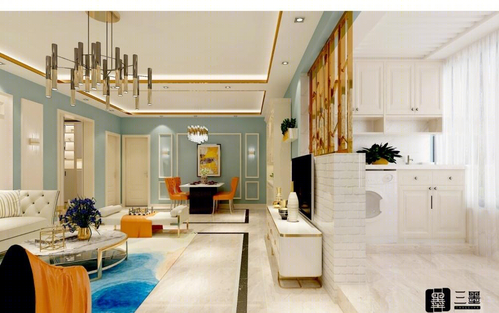 城上城小区现代简约轻奢风家居设计-5