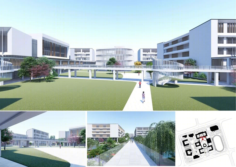 巩义市实验高级中学方案设计丨中国河南丨哈尔滨工业大学建筑设计研究院中原分院-38