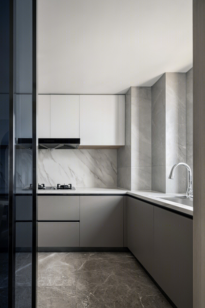 揽胜公园私宅·现代简约的湖景生活-27