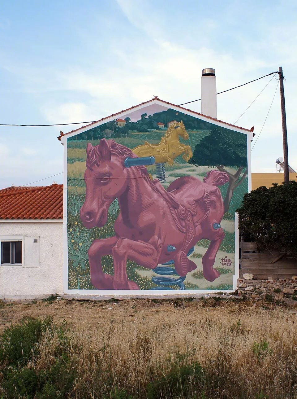城市情绪——Dimitris Taxis 的街头壁画艺术-31