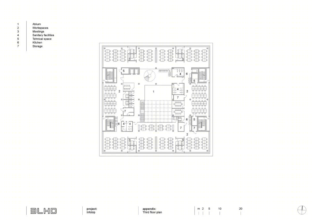自给自足的有机体 · 克罗地亚 Infobip 混合建筑丨3LHD-44