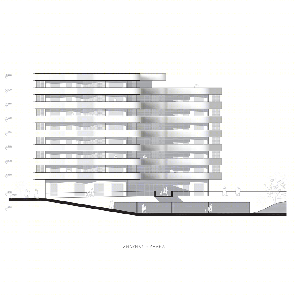 萨拉热窝波浪型住宅楼-27