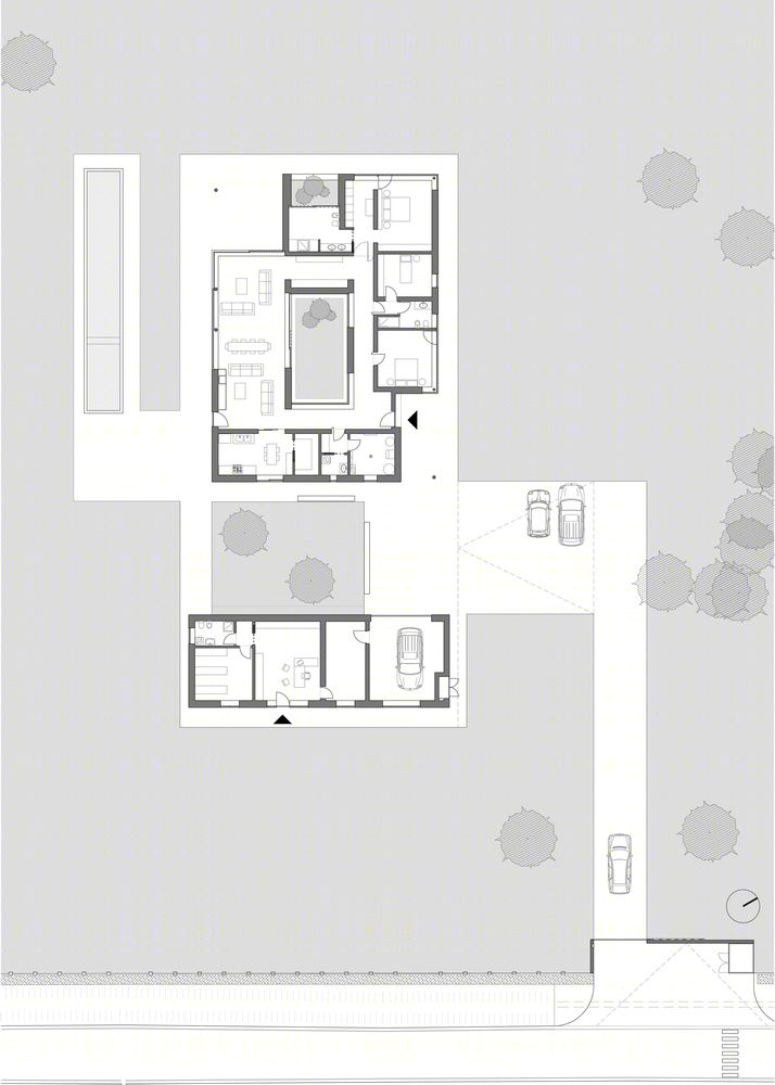 意大利帕尔玛多庭院住宅丨Studio Contini-21