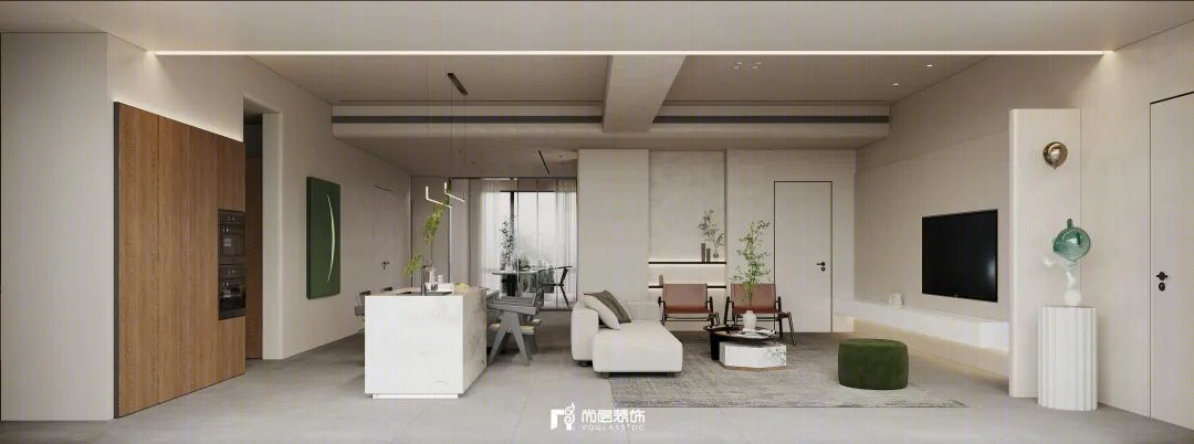 柏林城简约内敛静透生活空间设计丨尚层别墅装饰-27