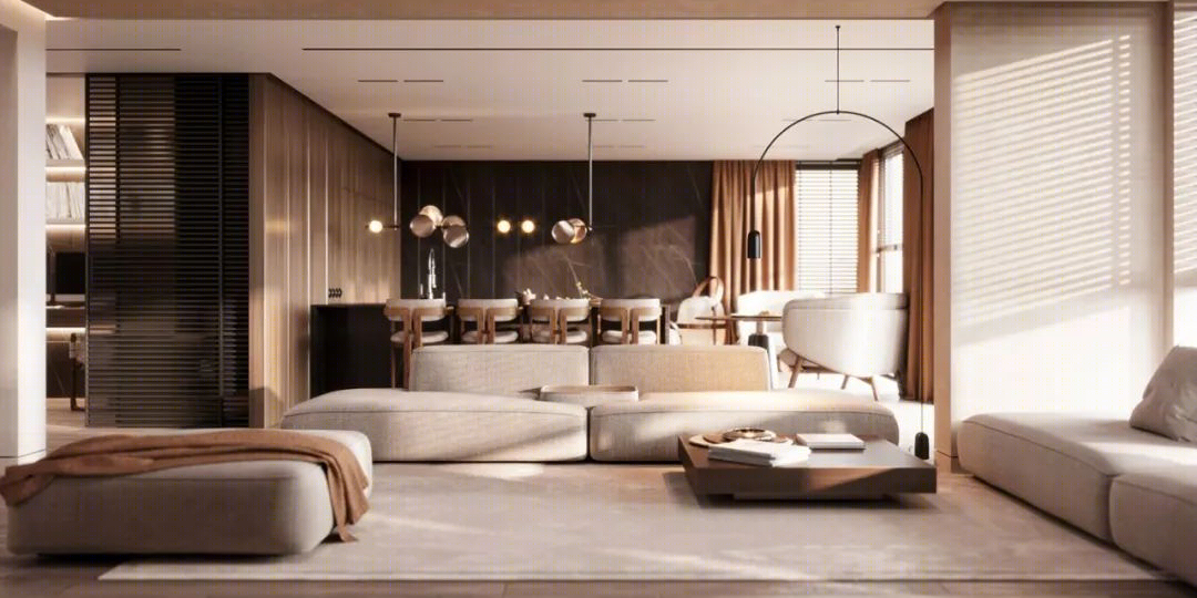 暖色空间丨MUKA DESIGN-4