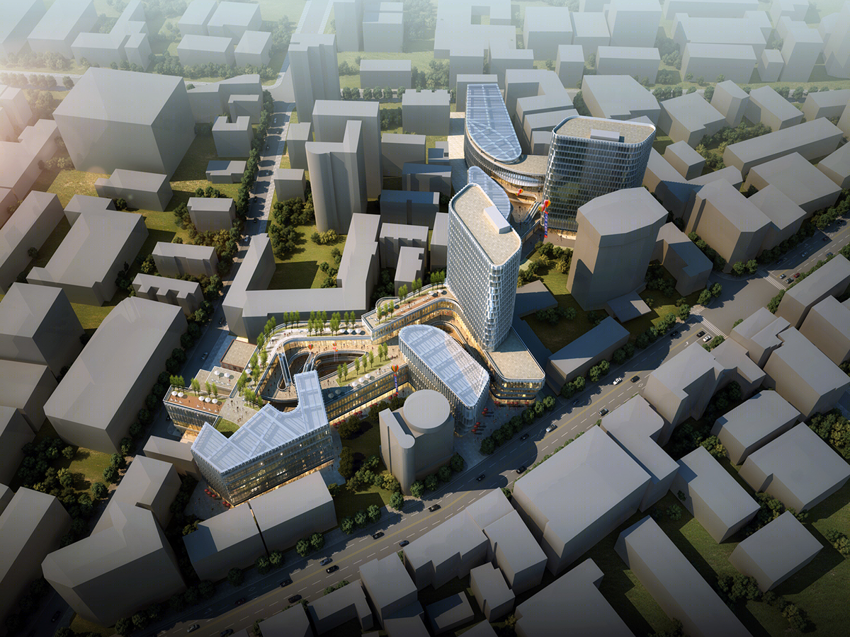 九江广场的 2013 年概念设计（Jiujiang Plaza）-12