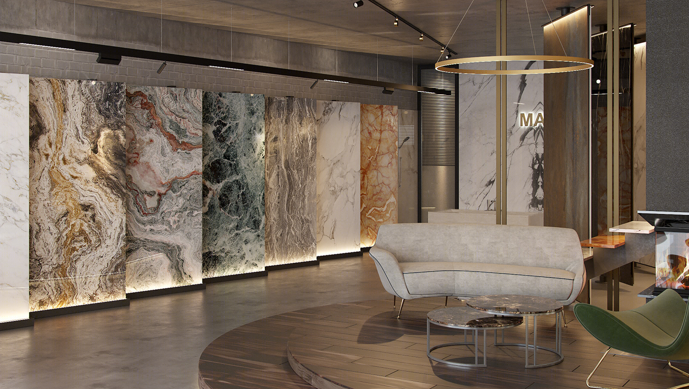 Anastasiya Gushchina丨展厅丨Marble_Showroom/2021-1