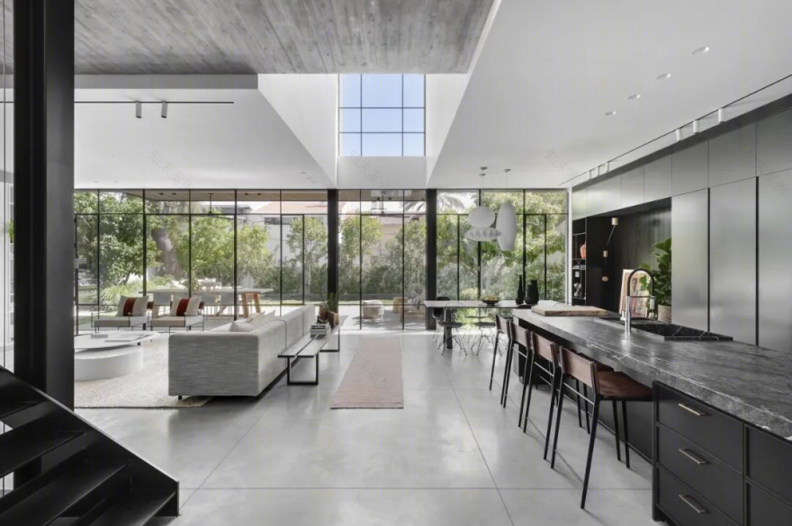 特拉维夫 320㎡高级黑白灰美宅丨以色列特拉维夫丨Sharon Weiser Architecture-18