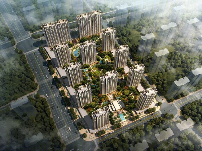 杭州融创瑷颐湾住宅景观-18