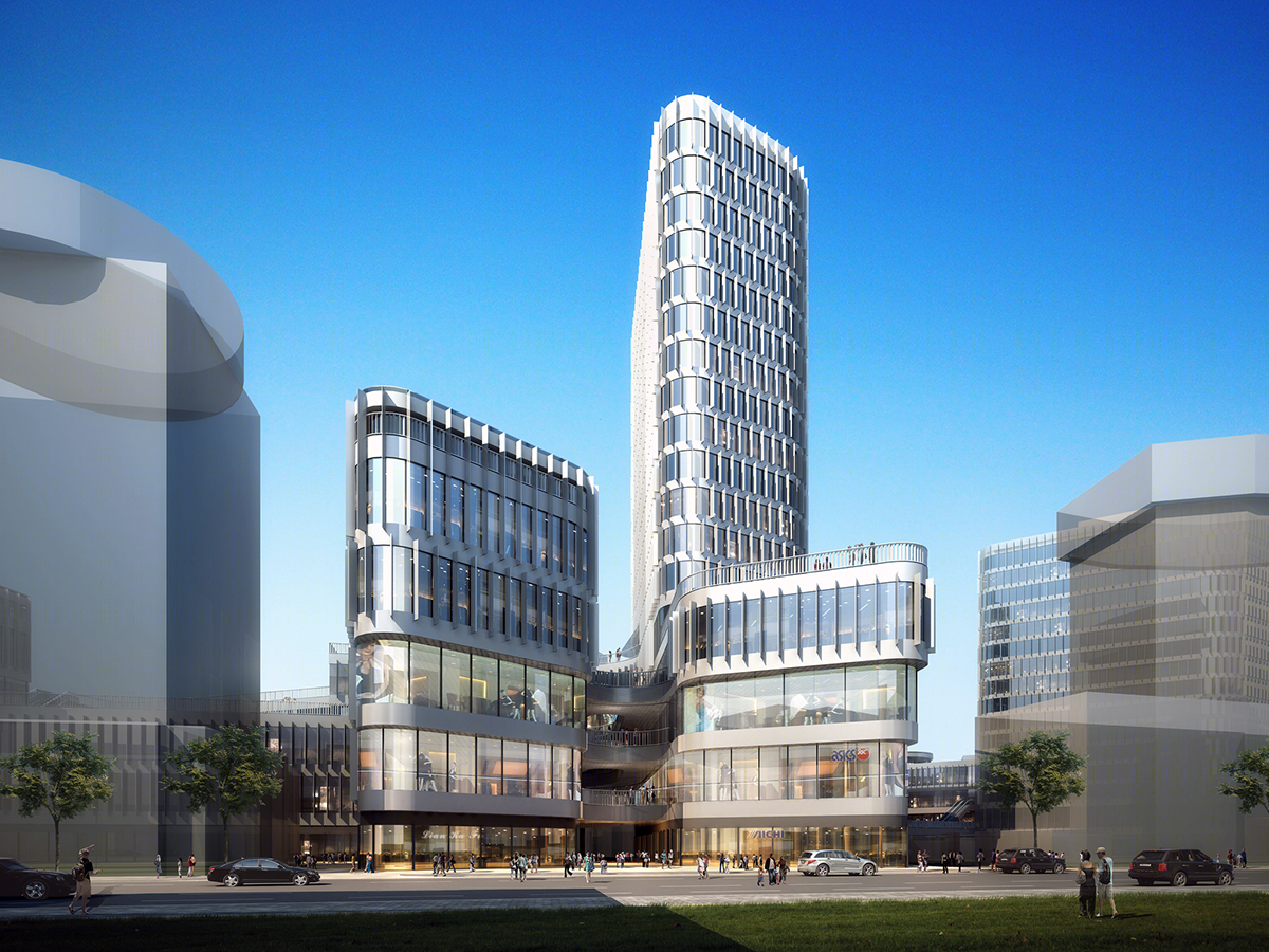 九江广场的 2013 年概念设计（Jiujiang Plaza）-13