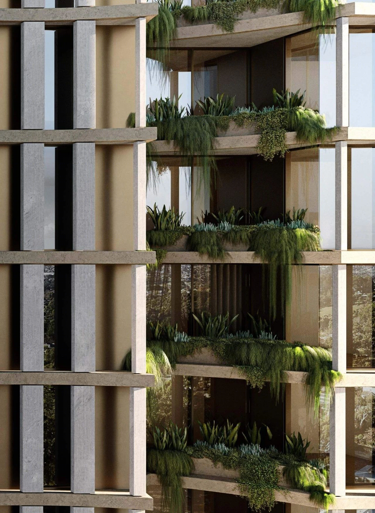 黄金海岸奢华公寓「Nature」大开间设计展现流动美-14