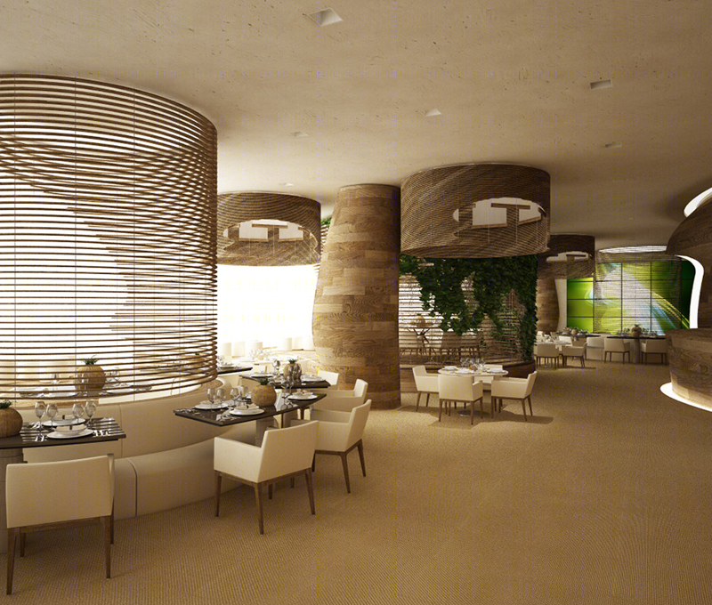 万豪 Serendipity 餐厅——自然元素打造的私密就餐空间-36