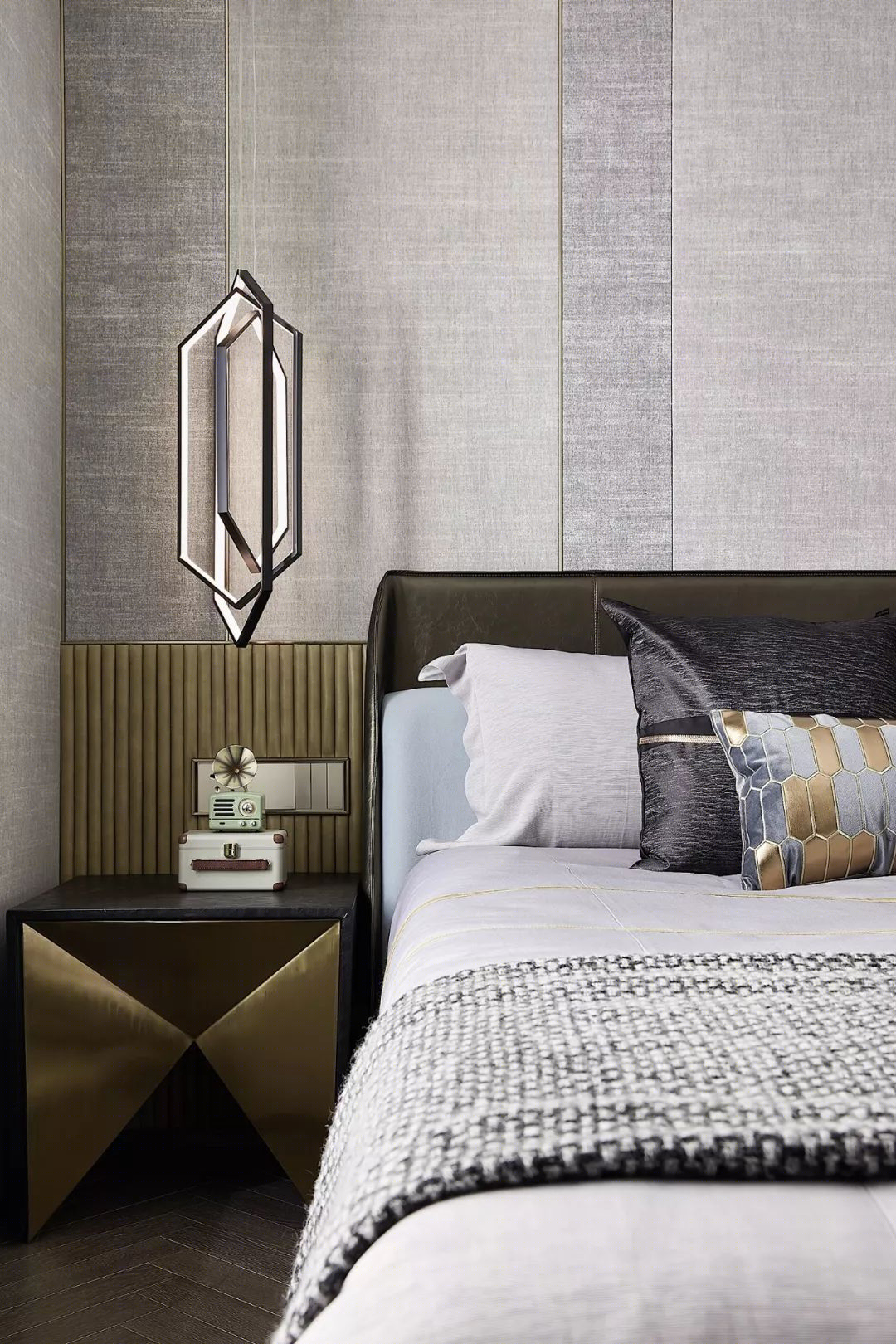 120㎡现代雅奢样板间 | 精致空间与生活品质的完美融合-39