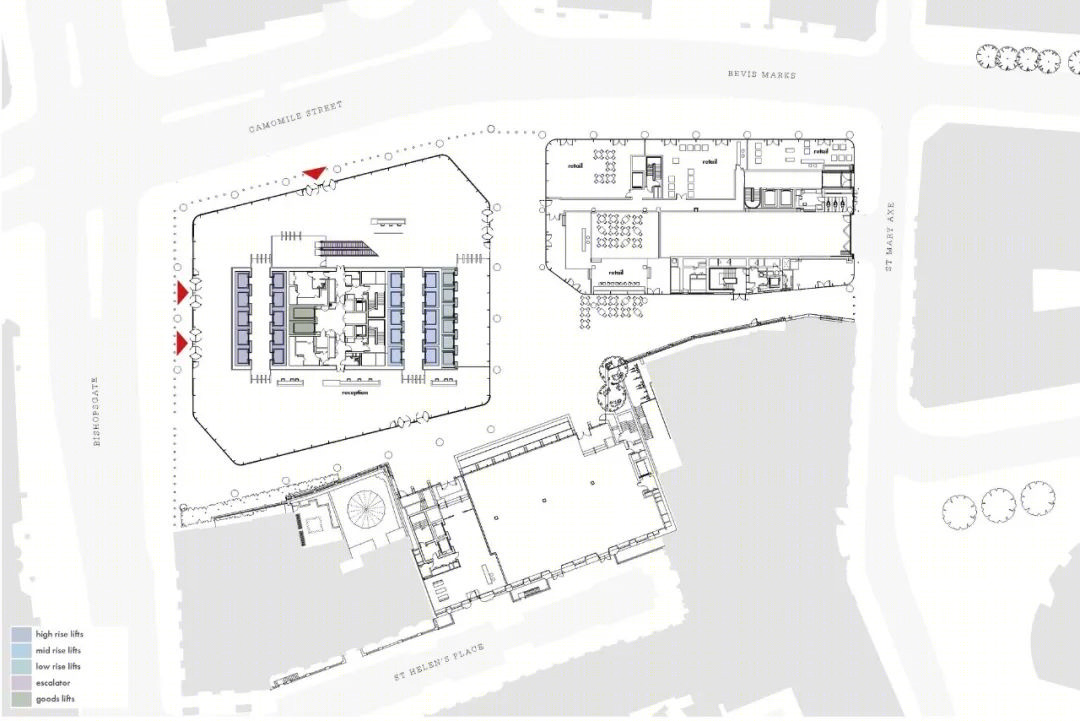 伦敦 100 Bishopsgate 办公建筑丨英国丨Allies and Morrison-40