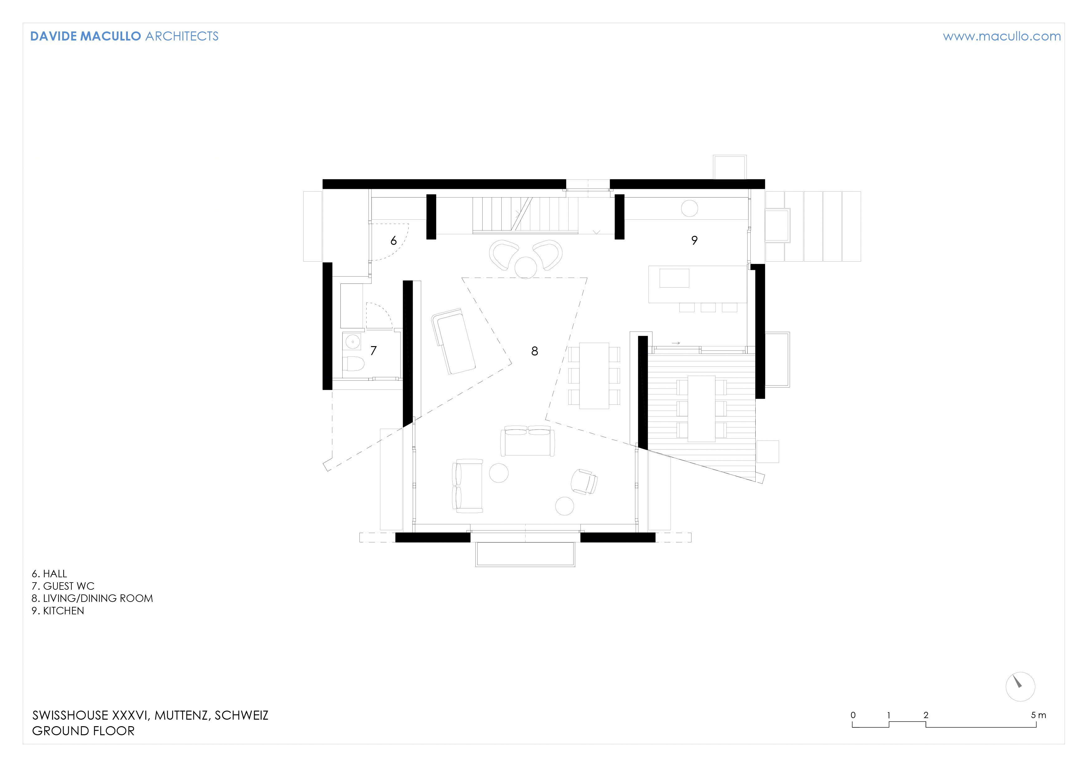 Swisshouse XXXVI 别墅建筑丨Davide Macullo Architects-31