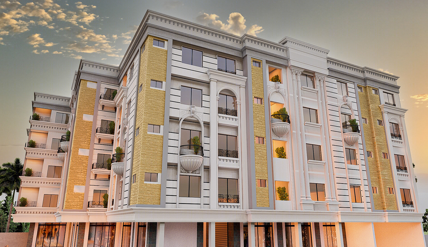 Anastasiya Gushchina丨公寓建筑丨Commercial cum Residential Plaza for Shaz Consultants-4