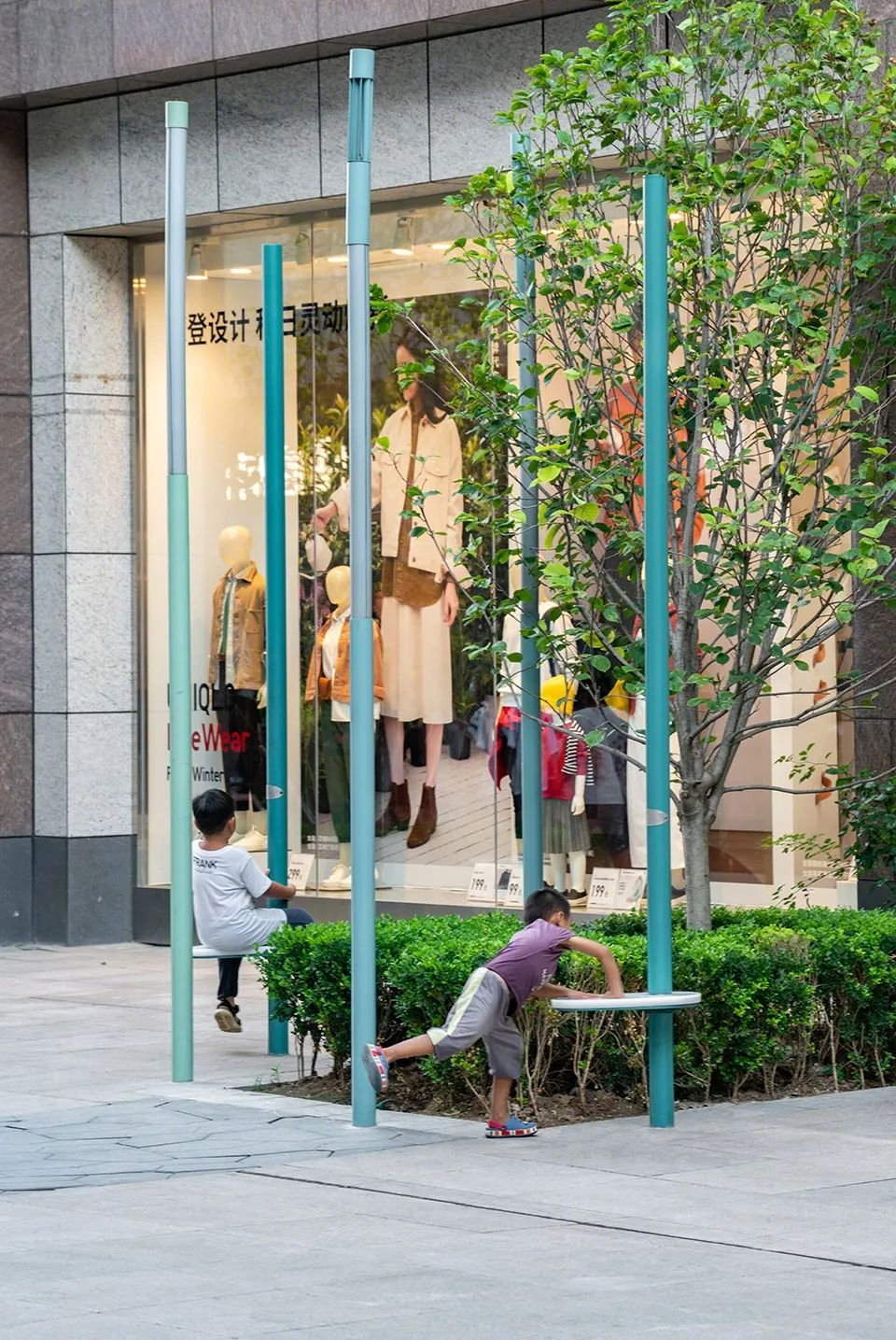 北京风之谷商业街区,景观柱重构空间使用体验-27