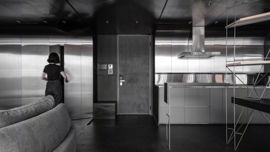 工业风极致魅力，122㎡Studio X4 设计案例解析-19