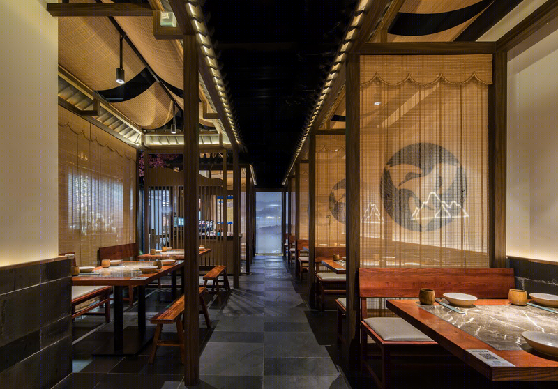 深圳“缙云山”中餐厅 | 武侠风情融入餐饮空间-21