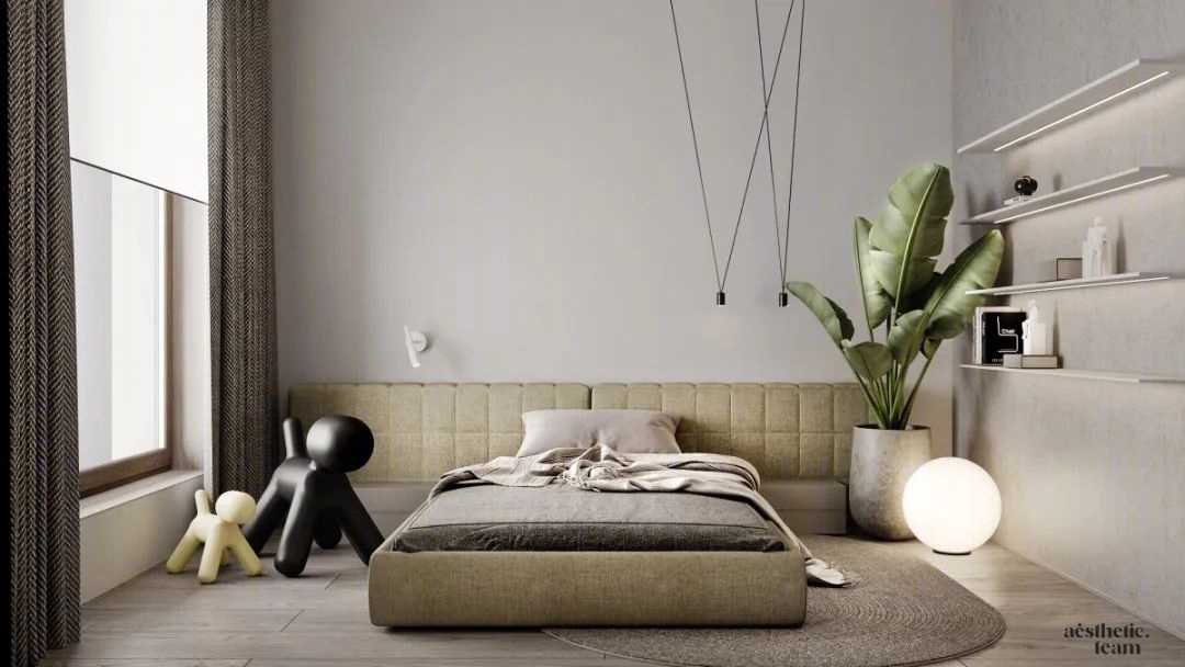 现代主义轻奢公寓设计丨波兰丨Nastya Korovchenko-46